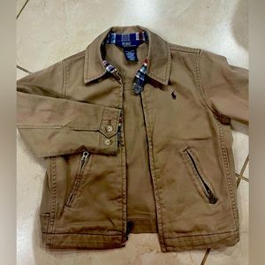Tan Ralph Lauren jacket size 4T
